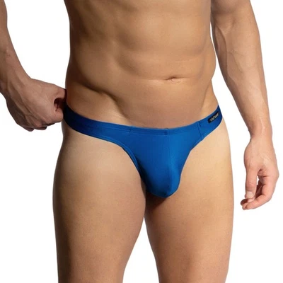 Olaf Benz S/32" BLU2453 Sun String para hombre traje de baño tanga forrado bolsa aspecto satinado Foto 1 de 2