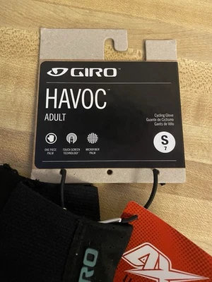 Nuevos Guantes Giro Havoc Adulto Pequeño, Guante de Ciclismo 4X GAMUZA Original Negro Foto 1 de 4