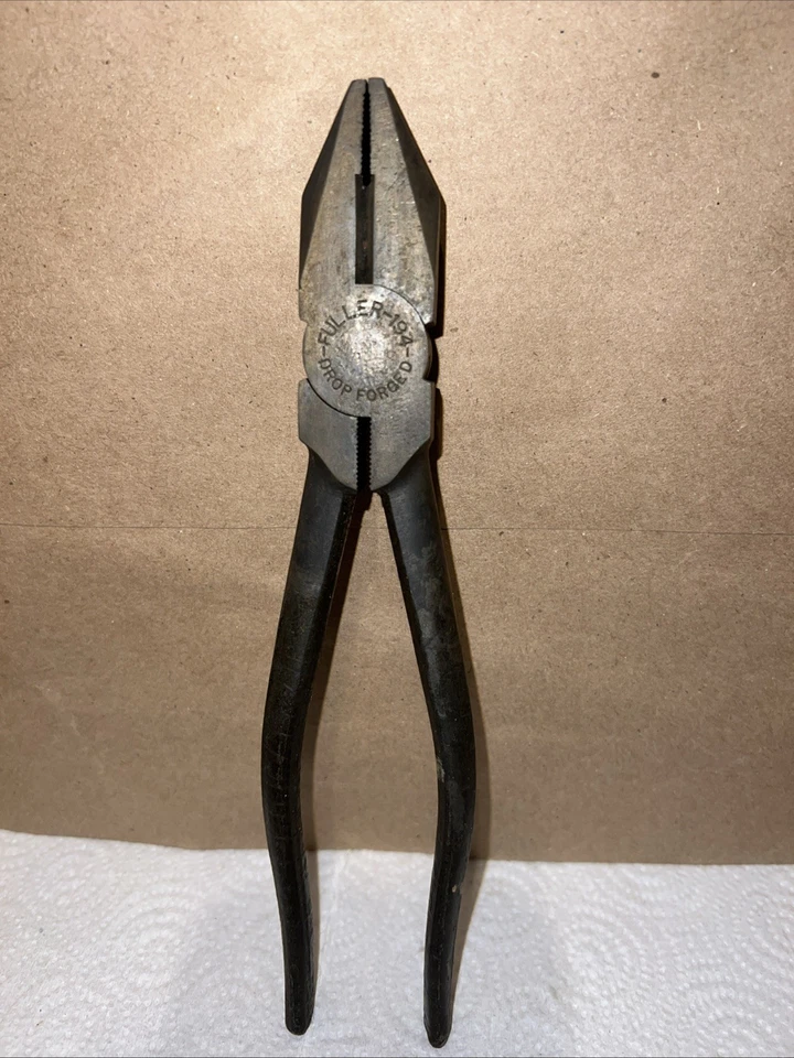Herramientas Fuller #194 Alicates Lineman 8" Forjados en Gota Hechos en Japón De Colección Foto 1 de 4