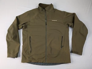 Patagonia Jacket Adult Large Adze Polartec Softshell Windbloc Green Olive 83390* - Picture 1 of 15