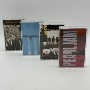 90s Cassette 4 Tape Lot Pearl Jam Black Crowes Hootie Blowfish Collective Soul - Picture 1 of 18