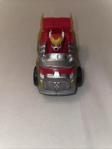 Paw Patrol Mighty Pups Super Paws True Metal Car Toy - Marshall nickelodeon - Picture 1 of 3