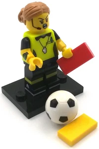 Fußball Schiedsrichterin Football Referee 71037 CMF Serie 24 LEGO® Minifigur Neu - Bild 1 von 6