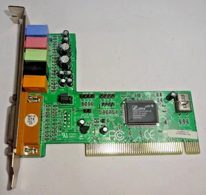 C-MEDIA CMI8738 6-KANAŁOWA KARTA DŹWIĘKOWA PCI #GK12049 - Zdjęcie 1 z 3