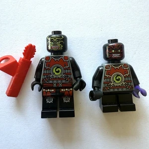 Lego Ninjago Minifiguren STEIN ARMEE SCOUT - rotes Gesicht gelb rot Köcher Minifigur - Bild 1 von 11