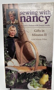 New 1999 Sewing with Nancy - Gifts in Minutes II VHS 60 Minutes Nancy Zieman - Picture 1 of 4