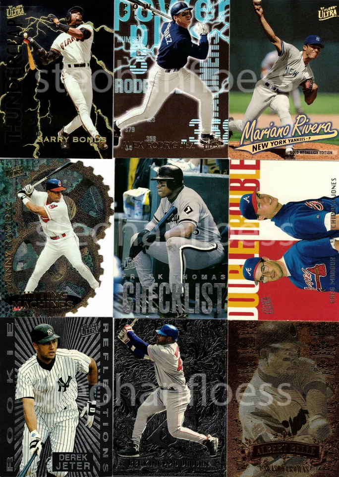 1997 Fleer Ultra Baseball Insert/Gold Medallion Card You Pick Finish Your Set - Image 1 of 1