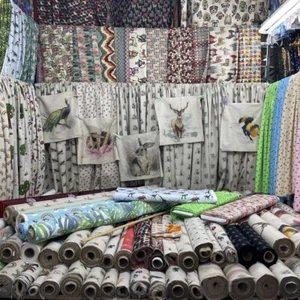SALE Digital Print Cotton Fabric Upholstery Interior Curtain Blinds Cushion 54" - Picture 1 of 256