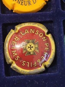 Capsule de Champagne Lanson Numero 62 Cote 100 Rare Voir Etat - Bild 1 von 1