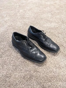 Red Wing Shoes 4790 Men Black Leather Wingtip Oxford Shoe Size 11D Pre Owned - Picture 1 of 10