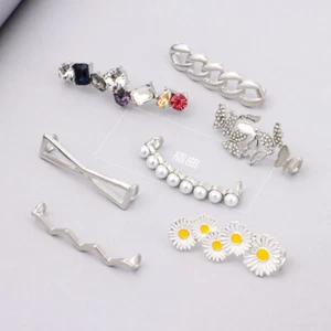 Pearl Shoe Decoration Clip Shoes Accessory Shoelaces Clips Shoe Charms - Picture 1 of 26