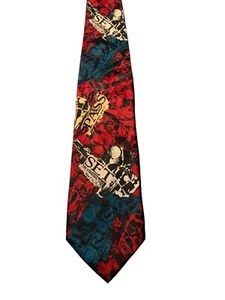Vintage 80’s Graphics Volleyball Scripture Quote Tie by Appointed Apparel - Picture 1 of 8