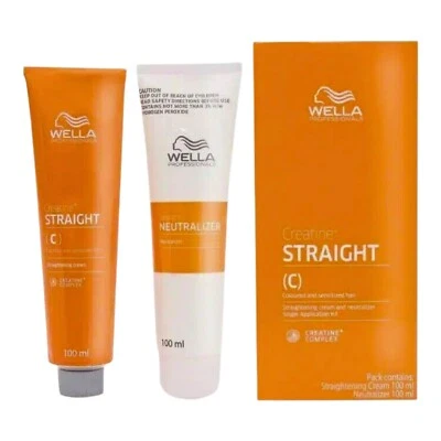Wella Professionals Creatine + C Cream & Neutilzer For Straight Hairs - 200ml - image 1 of 3