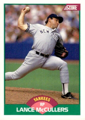 1989 Score Rookie & Traded #63T Lance McCullers New York Yankees - Image 1 of 2