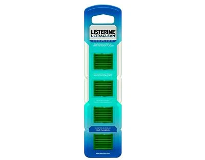 Cabezales de hilo dental con sabor a menta de 28 unidades para hilo dental Listerine Ultraclean Foto 1 de 4