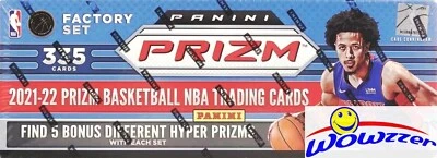 2021/22 Panini PRIZM Basketball HUGE 335 Card Factory Set-EXCLUSIVE HYPER PRIZMS
