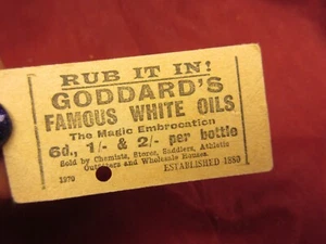 Belfast Ireland bus tram ticket stub  Goddards famous white oils E48 - Picture 1 of 2