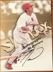 1999 SkyBox Premium Autographics Eli Marrero #36 St. Louis Cardinals - Picture 1 of 2