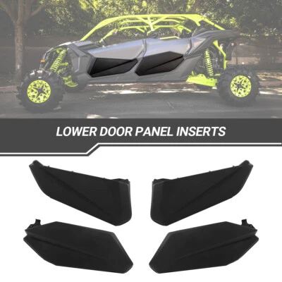 Lower Door Panels Inserts For Can Am Maverick X3 Max / R Turbo 2017-2024 4 Doors - Image 1 of 4
