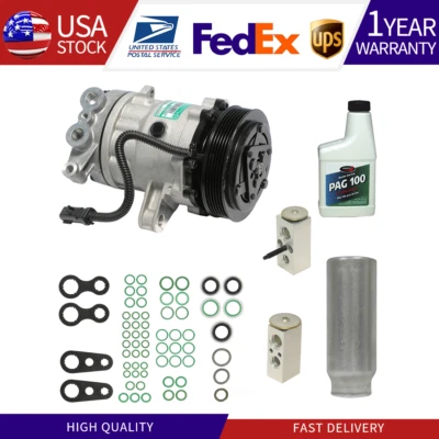 A/C Compressor, Driers, Seal, Tube, Tube & Oil Kit Fits 2000 Dodge Durango - Image 1 of 4