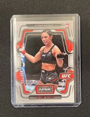 2023 Panini Chronicles UFC Cheyanne Vlismas Playbook RC Red Parallel /199  - Image 1 of 2