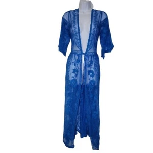 Marys Gift Damen Strickjacke blau transparent Einheitsgröße nagelneu ohne Etikett  - Bild 1 von 11