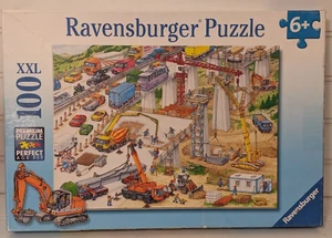 100 Piece Ravensburger Puzzle Big Construction Site - Complete - Picture 1 of 8