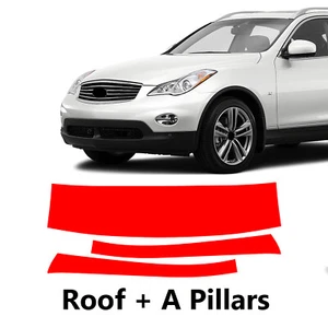 Roof+A Pillars PreCut Paint Protection Film For INFINITI QX50 BASE 2014-2015 - Picture 1 of 6