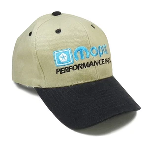 Mopar Performance Beige Black Baseball Cap - Picture 1 of 3