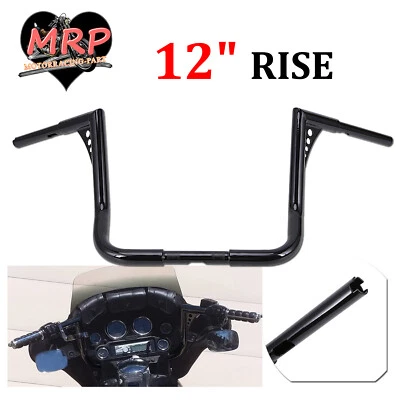 DNA 12" Monkey Bagger Meathook Bar Handlebar For Harley Electra Street Glide FLH - Image 1 of 4