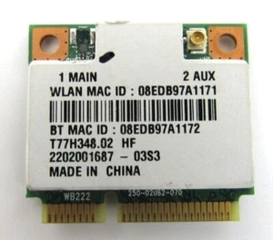 Acer Aspire V3-551G Mini Pci express Wireless BlueTooth Network Card T77H348.02 - Picture 1 of 2