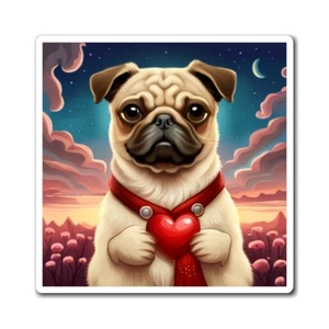 Valentine Mops - Magnete - Bild 1 von 5