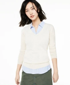 NEW CHARTERS CLUB IVORY 100% CASHMERE SWEATER SIZE  XL  $149 - Picture 1 of 1