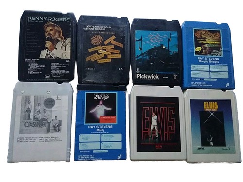 VINTAGE 8 TRACKS TAPES LOT OF 8 MIX LOT | eBay