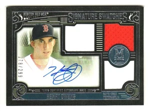 2016 Museum Collection SIGNATURE SWATCHES AUTOGRAPH RELIC HENRY OWENS 178/299 - Picture 1 of 2