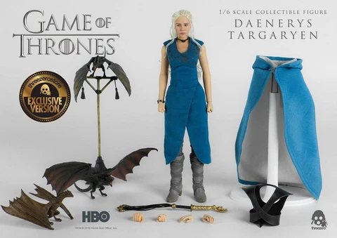 Threezero 1/6 Game of Thrones Daenerys Targaryen Exclusive Figure New In Stock Cover