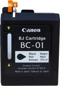 Cartucho original Canon BC-01 BJ impresora Apple Stylewriter II - negro - Imagen 1 de 6