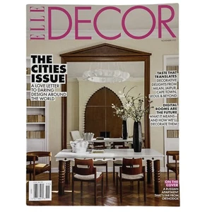 Elle Decor Magazine November 2021 Cities Issue Home Interior Design Lifestyle - Picture 1 of 12