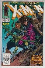X-MEN # 266  -FN  5.5  KEY 1ST APP GAMBIT  CENTS  1990