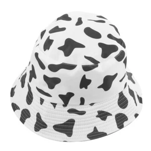 Girls Fisherman Hat Women Hat Cotton Bucket Sun- Hat Double-Side-Wear - Picture 1 of 12