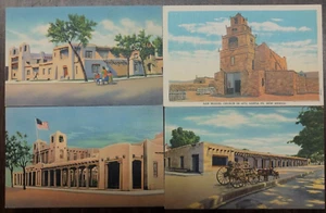 # T3521 SANTA FE, N.M. LOTE DE POSTALES, 4 DIF. TARJETAS - Imagen 1 de 2