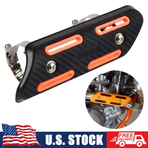 Pipe Heat Shield Cover For KTM 250 350 450 500 SXF EXCF SMR 4-Stroke Universal - Picture 1 of 6
