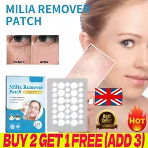 144 pcs Milia Remover Patches for Milia Spot Wart Oil Bumps Treatment Skin New - Picture 1 of 13