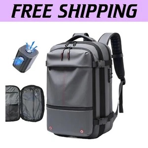 Innovative Vacuum Compression Travel Backpack - Includes Air Pump & 60L Capacity - Picture 1 of 9