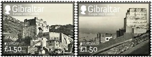 GIBRALTAR  2017  EUROPA  CASTLES  SET OF 2    MNH - Picture 1 of 1