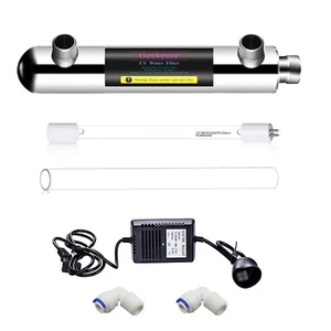 Geekpure 6 Watt UV Wasserfilter für Umkehrosmosefiltration (0,5-1 GPM) - Picture 1 of 6