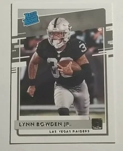 Lynn Bowden Jr 2020 Donruss Rated Rookie Las Vegas Raiders  - Picture 1 of 2