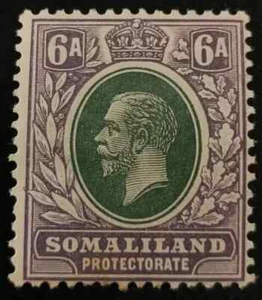 Somaliland Protectorate: 1912 -1919 King George V of the U. (Collectible Stamp). - Picture 1 of 1