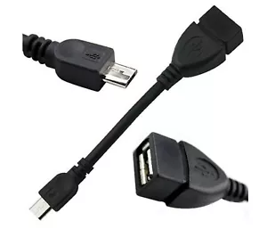 Adaptador OTG de host a cable USB micro USB para Samsung Galaxy Google Nexus HTC Sony - Imagen 1 de 3