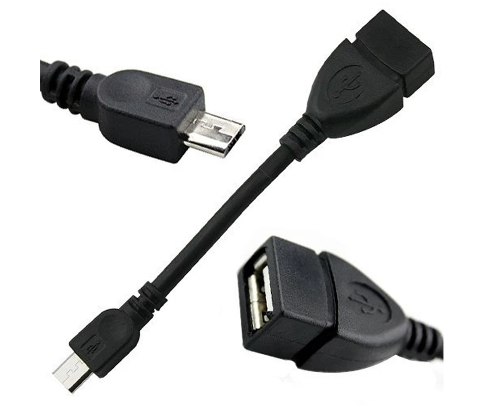 Micro USB Host to USB Cable OTG Adapter for Samsung Galaxy Google Nexus HTC Sony - Image 1 of 3